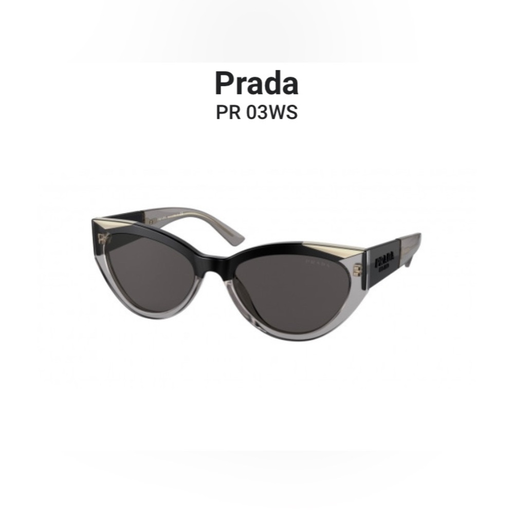 Prada Cat Eye Sunglasses (SPR 03W 03M 5SO)